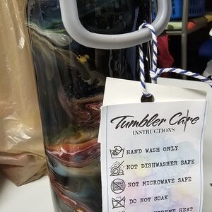 Grey Smith Tumbler with Handle